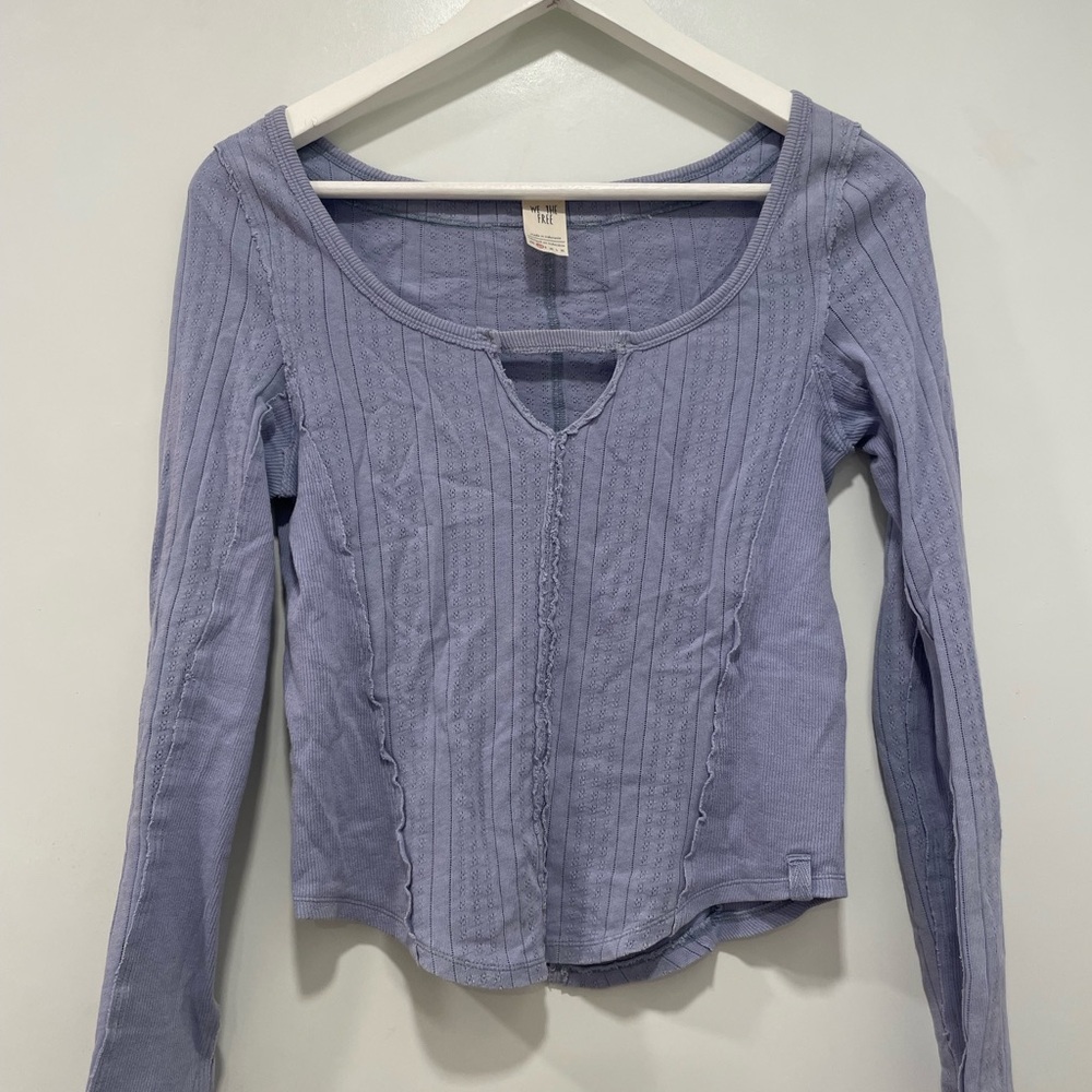 Women's Lavender Long Sleeve Top
